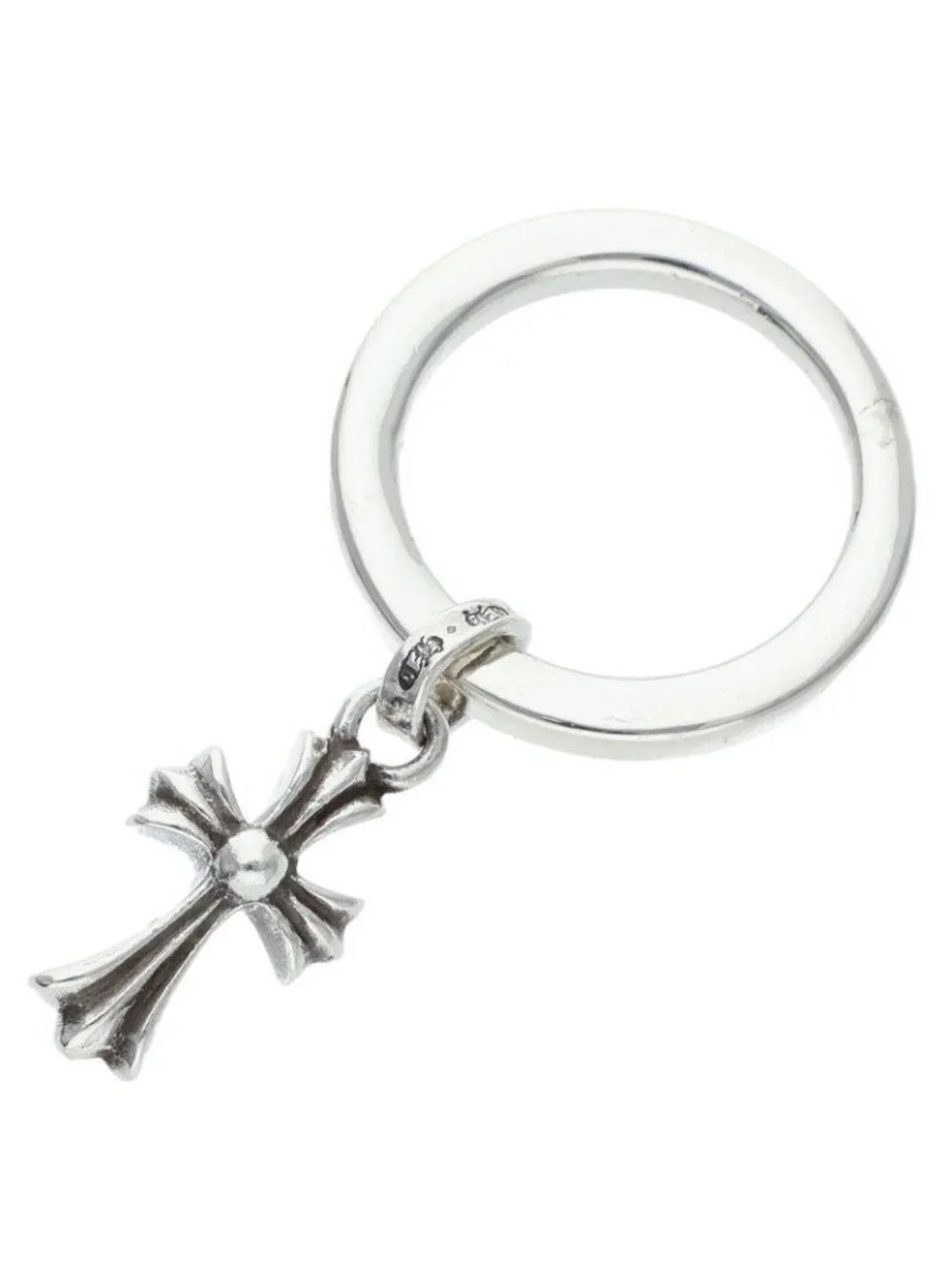 Chrome Hearts Ntfl Baby Fat Motif Silver Ring